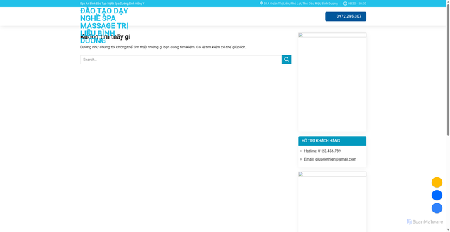 Security scan screenshot of https://daotaodaynghespa.com