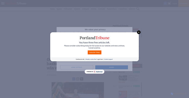 Security scan screenshot of https://portlandtribune.com/2025/11/23/oregon-state-womens-basketball-2025-long-beach-state-lbsu-game/