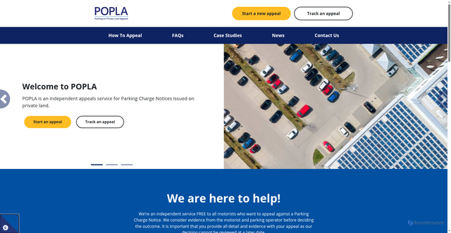 Security scan screenshot of https://popla.co.uk