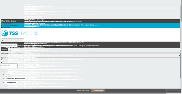 Security scan screenshot of https://www.tsshygiene.com/30-litre-grit-bin-and-25kg-salt-kit-389113/pi/WE35438-2632529-0.html
