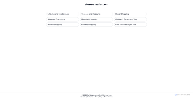 Security scan screenshot of https://my.store-emails.com