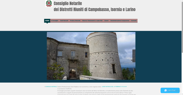 Security scan screenshot of https://www.consiglionotarilecampobasso.it