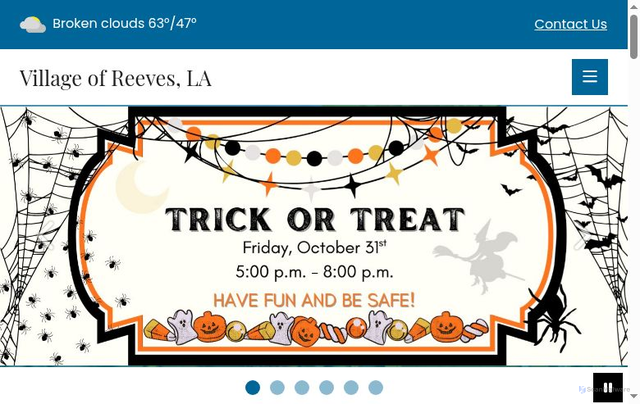 Security scan screenshot of https://reevesla.gov/