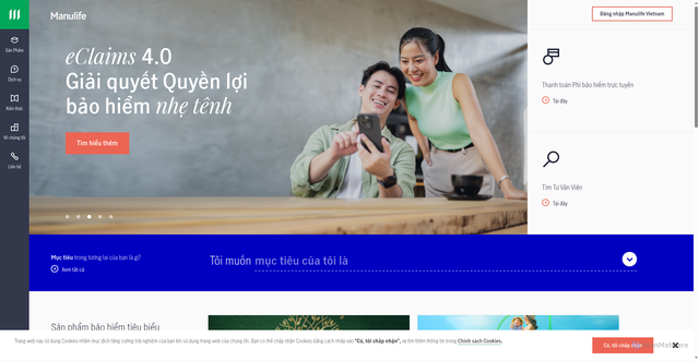 Security scan screenshot of https://manulife.com.vn