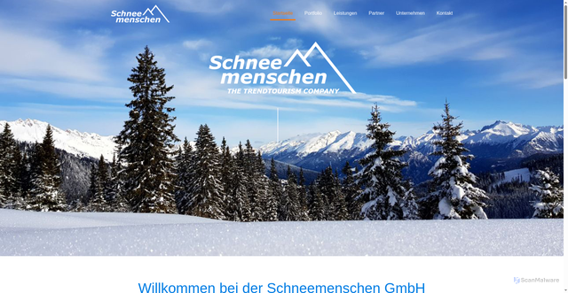 Security scan screenshot of https://schneemenschen.de