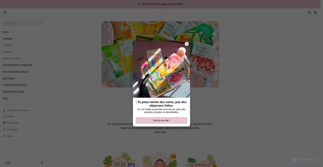 Security scan screenshot of http://mboxmensuelle.com/