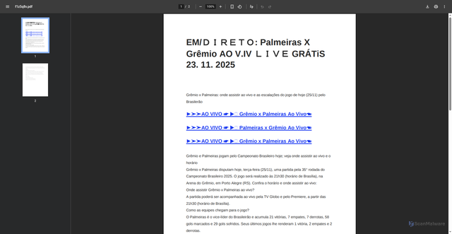 Security scan screenshot of https://www.dva.wa.gov/sites/default/files/2025-11/f1z5q8v.pdf