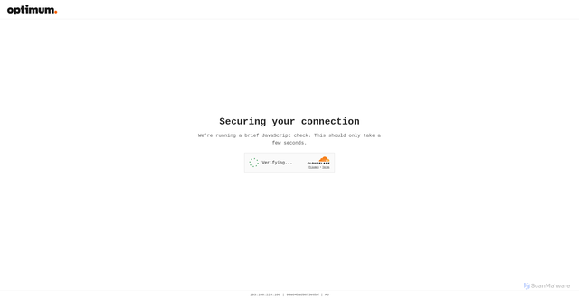 Security scan screenshot of https://www.optimum.com/tv/premium-channels