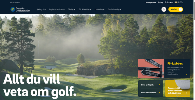 Security scan screenshot of https://golf.se/?utm_source=newsletter&utm_medium=email&utm_campaign=Tournytt_v41_2026&dt_id=fcd58f97-538d-4232-8bec-ce92f0c0cceb