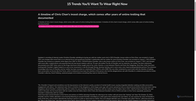 Security scan screenshot of https://ceritadailycanvas-dpqo1ep41b65.edgeone.app/a-timeline-of-chris-chans-incest-charge-which-comes-after-years-of-online-trolling-that-documented.html