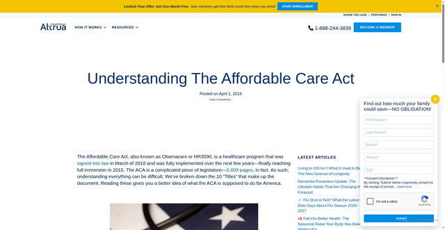Security scan screenshot of https://altruahealthshare.org/articles/health-sharing/04/2016/understanding-the-affordable-care-act/