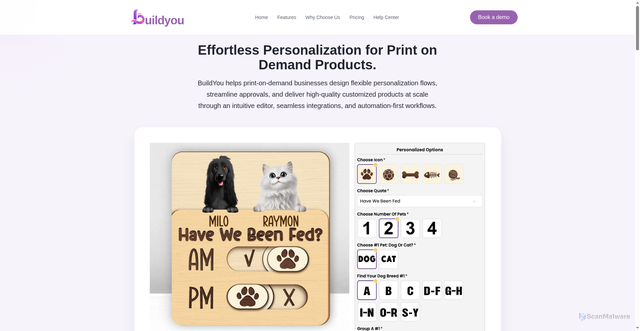 Security scan screenshot of https://buildyou.io