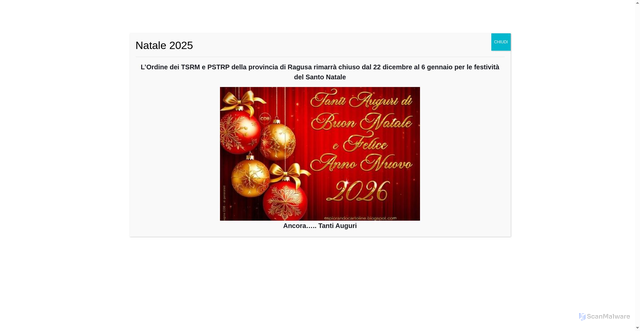 Security scan screenshot of https://www.tsrmragusa.it/