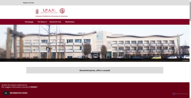 Security scan screenshot of https://www.ipav.it/hh/index.php?jvs=0&acc=1