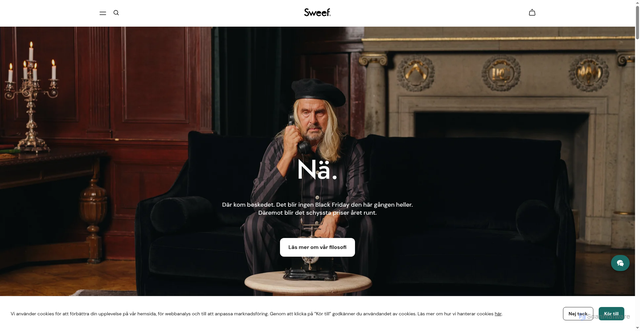 Security scan screenshot of https://sweef.se/