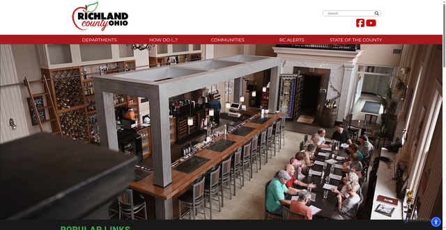 Security scan screenshot of https://www.richlandcountyoh.gov/
