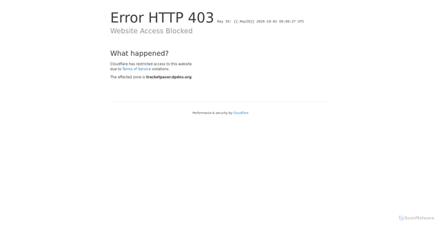 Security scan screenshot of https://lain.tracketpacer.dpdns.org
