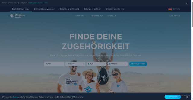 Security scan screenshot of https://www.birthrightisrael.com/