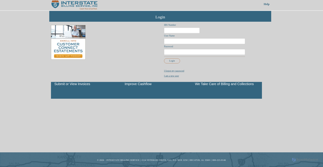 Security scan screenshot of https://interstatebilling.net