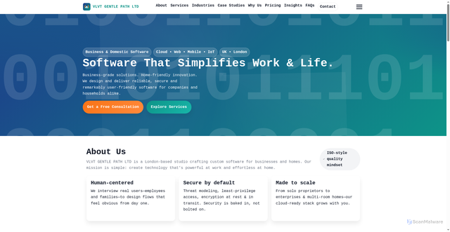 Security scan screenshot of http://velvetgentlepath.pages.dev/