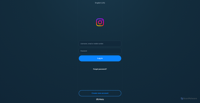Security scan screenshot of https://instagram-nu-six.vercel.app/