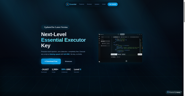 Security scan screenshot of https://essentialexecutor.netlify.app/