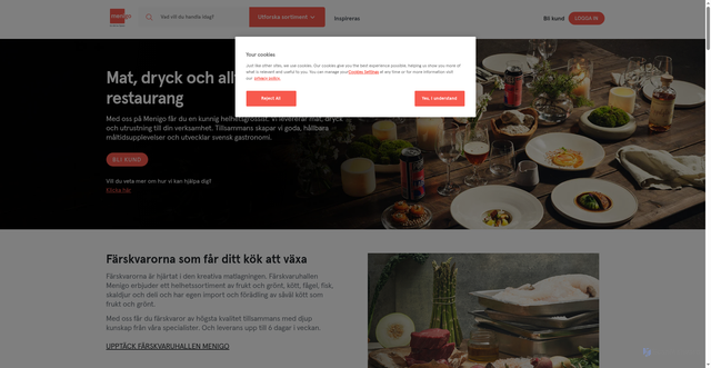 Security scan screenshot of https://www.menigo.se/