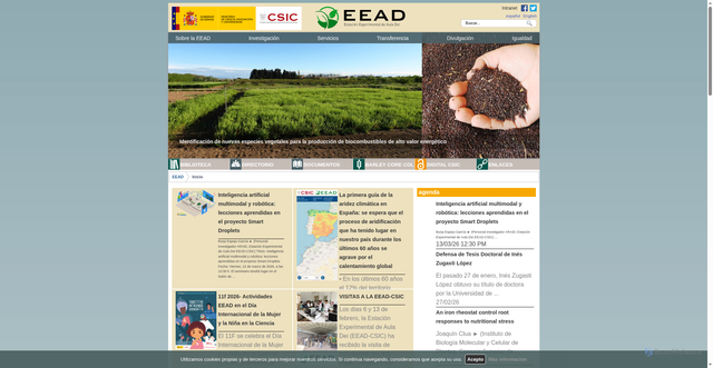 Security scan screenshot of https://eead.csic.es