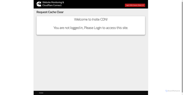 Security scan screenshot of https://insite-cdn.cummins.com