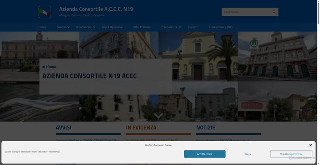 Security scan screenshot of https://www.aziendaconsortilen19.it/