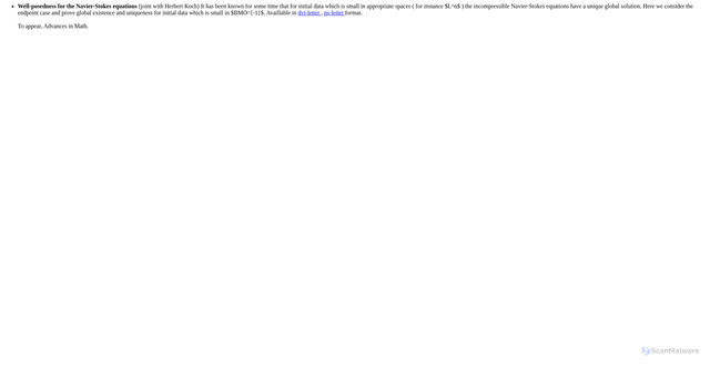 Security scan screenshot of https://math.berkeley.edu/~tataru/nas.html