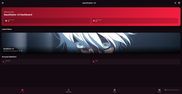 Security scan screenshot of https://squidsyberv3-jivro6tgmb.edgeone.app/