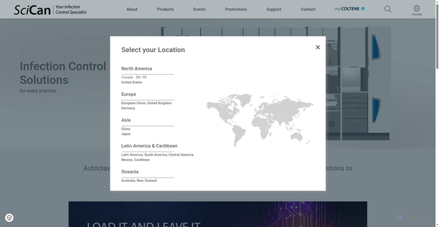 Security scan screenshot of https://scican.com