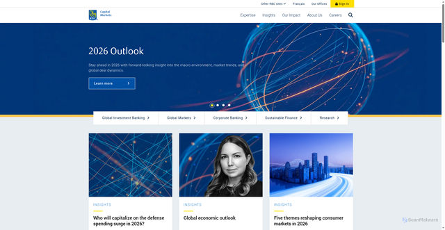 Security scan screenshot of https://www.rbccm.com