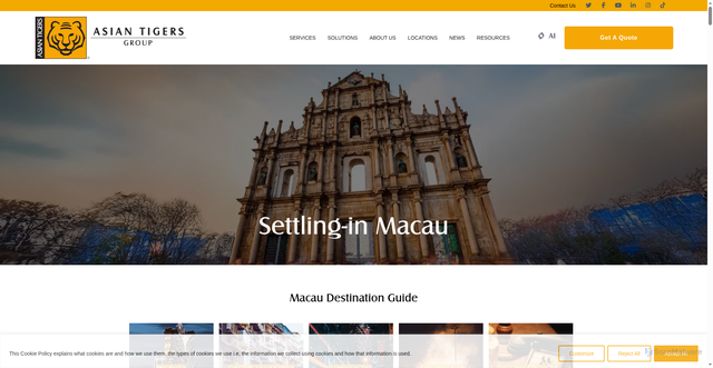 Security scan screenshot of https://asiantigersgroup.com/resources/destination-guide/macau/