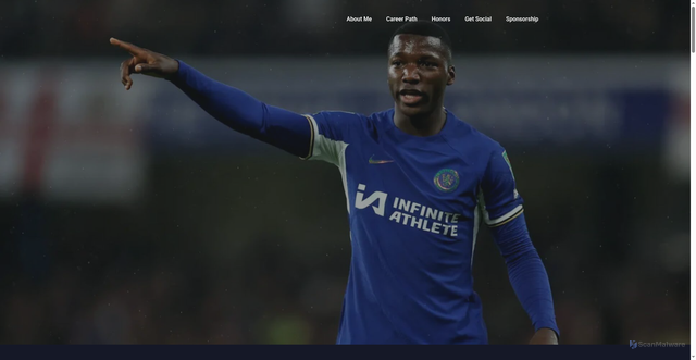 Security scan screenshot of https://footballer.seedroc.com/moises-caicedo/