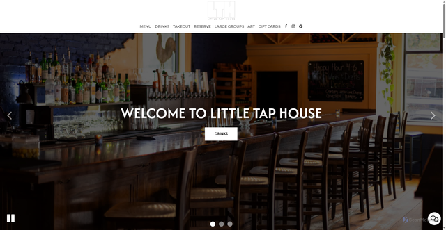 Security scan screenshot of https://littletaphouse.com/