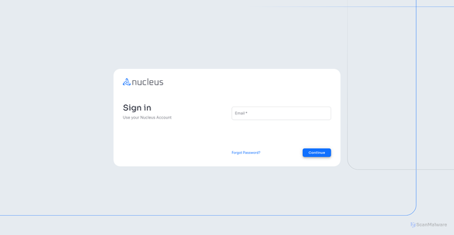 Security scan screenshot of https://nucleus.nucleussec.com