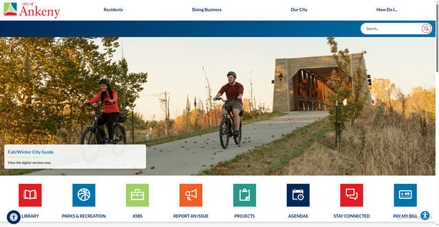 Security scan screenshot of https://ankenyiowa.gov/