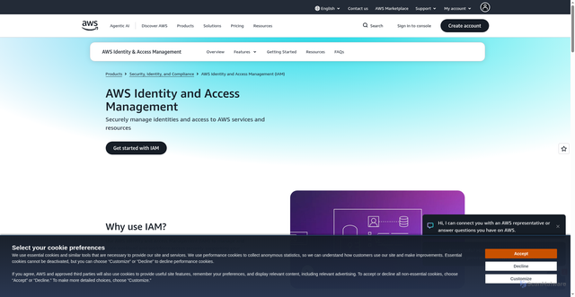 Security scan screenshot of https://sts.eu-south-1.amazonaws.com