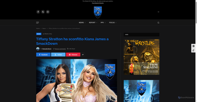 Security scan screenshot of https://www.theshieldofwrestling.com/tiffany-stratton-kiana-smackdown/