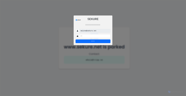 Security scan screenshot of https://fuzzy-tan-h6iahs7m.edgeone.dev/?/#malone@sekure.net