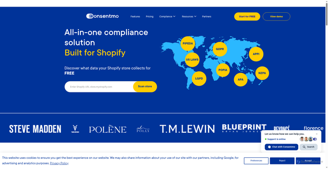 Security scan screenshot of https://consentmo.b-cdn.net/