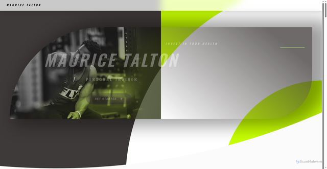 Security scan screenshot of https://mauricetalton.com