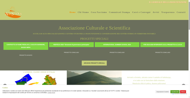 Security scan screenshot of https://www.altascuola.org/