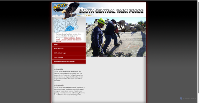 Security scan screenshot of https://sctfpa.gov/