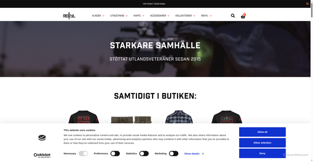 Security scan screenshot of https://rekyl.org/