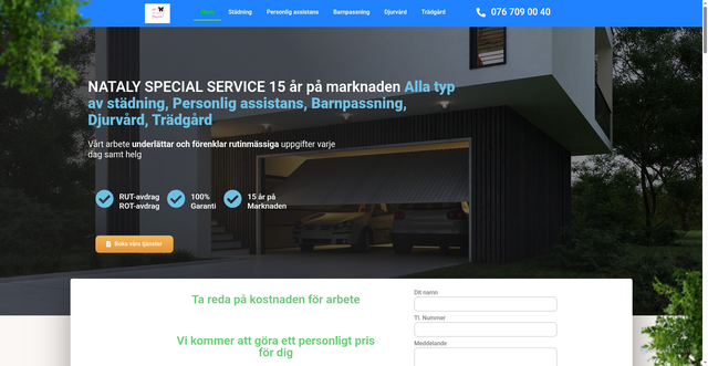 Security scan screenshot of https://nataly.se