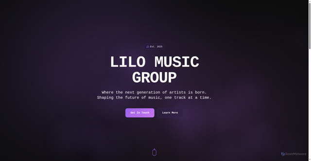 Security scan screenshot of https://lilomusic.org/