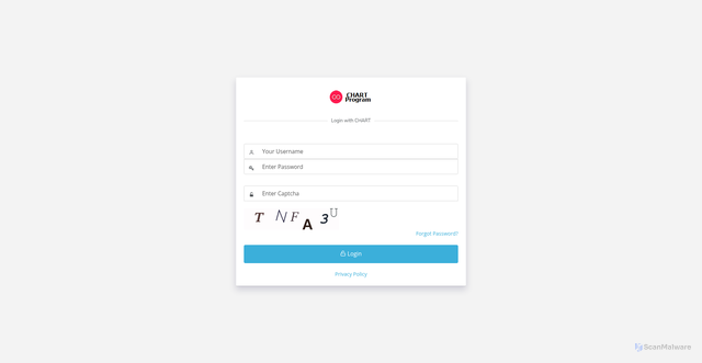 Security scan screenshot of https://www.chartprogram.org